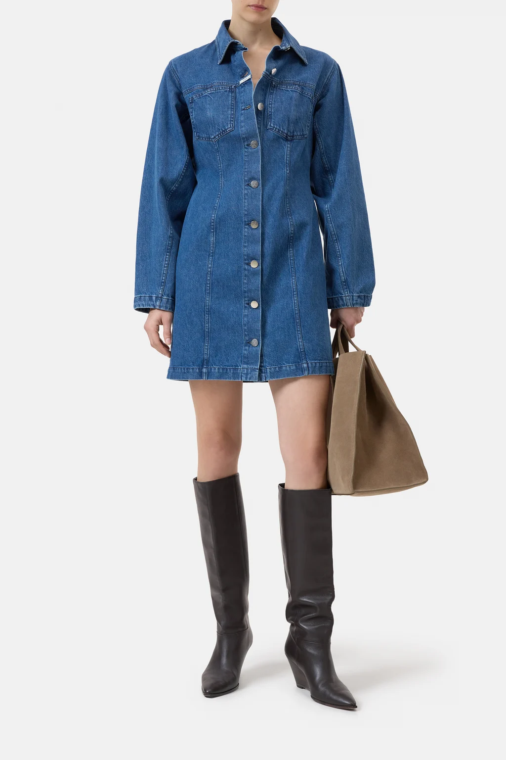 Kleid aus Denim