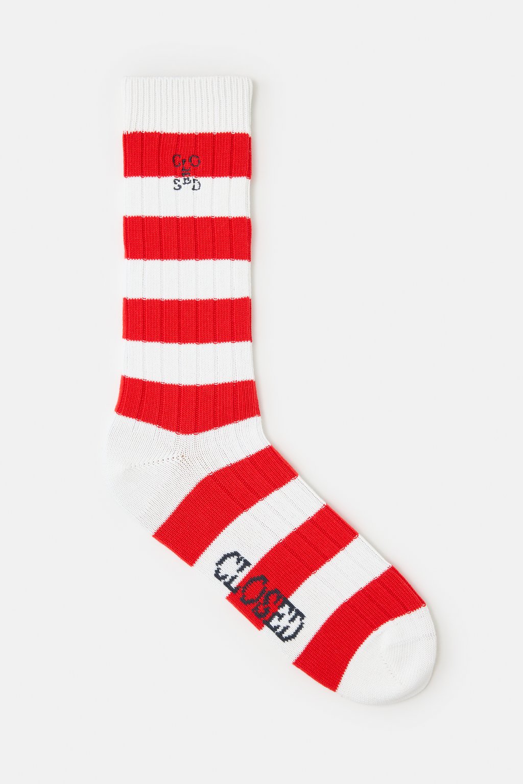 Gestreifte Socken aus Baumwoll-Mix