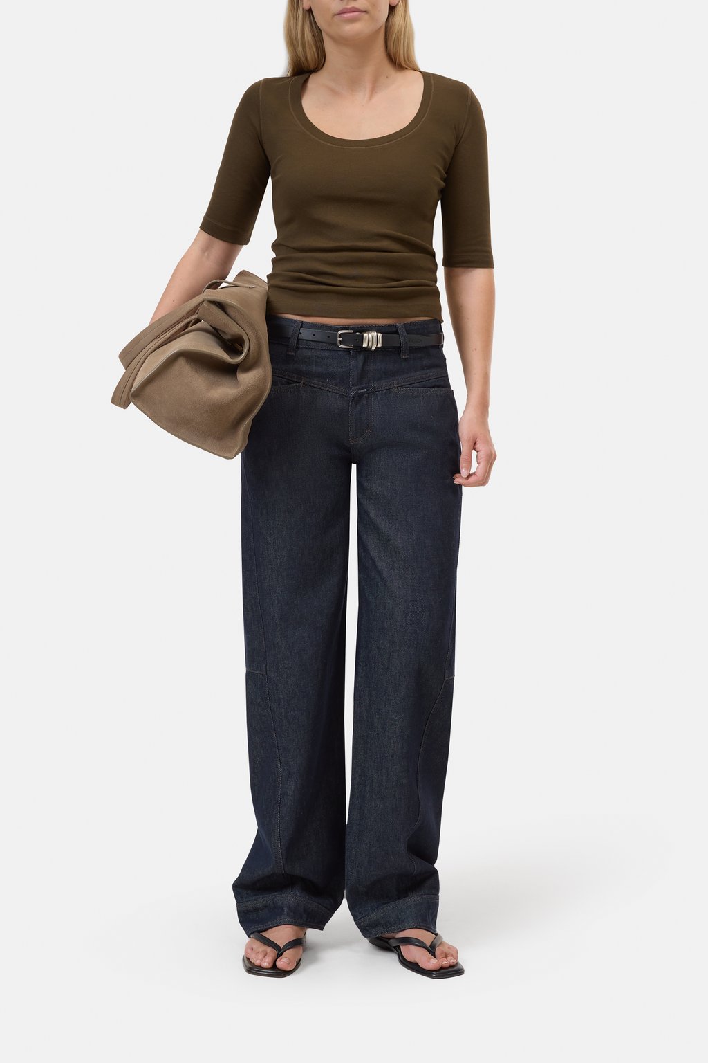 T-Shirt aus Baumwoll-Modal