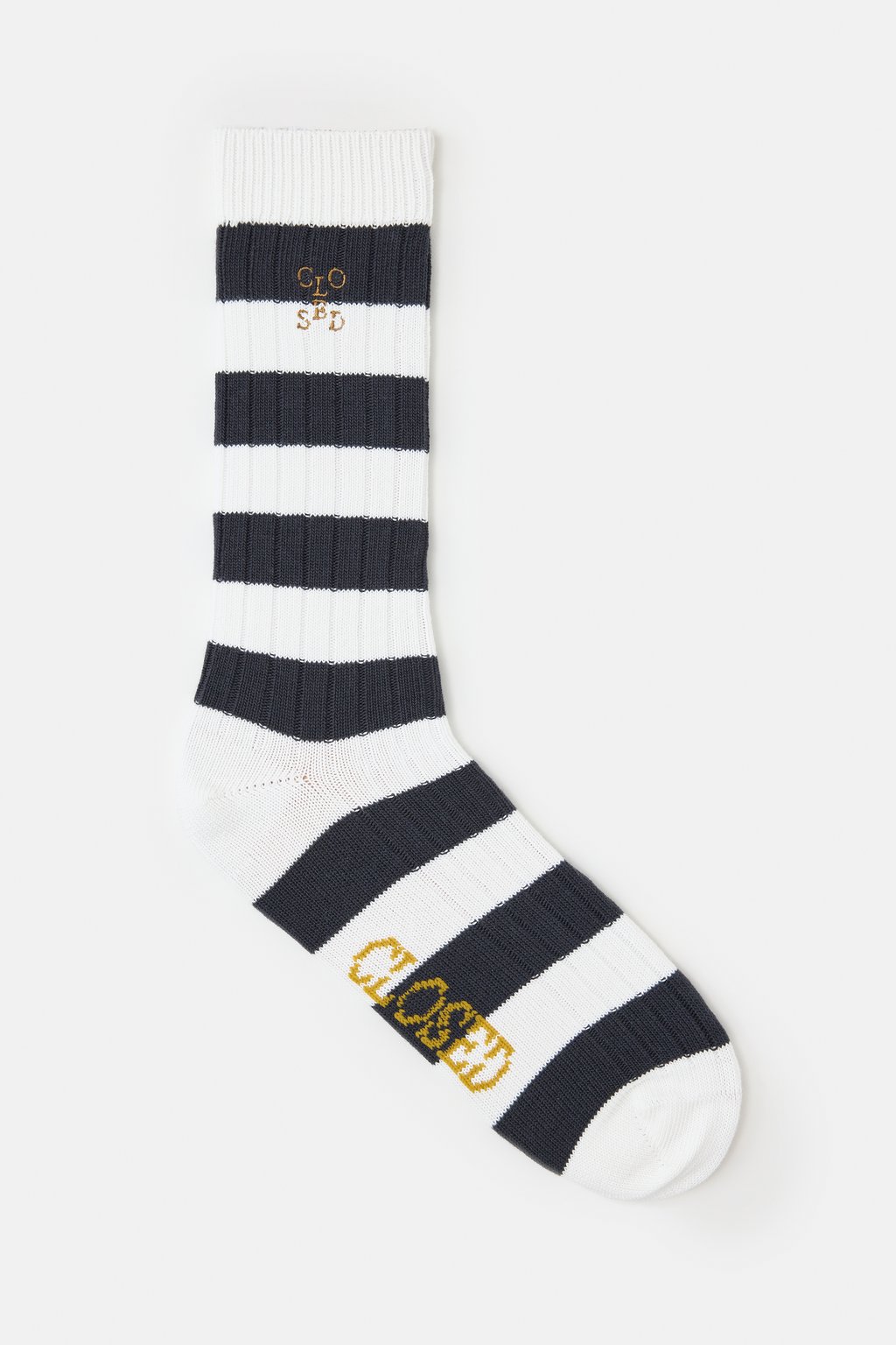 Gestreifte Socken aus Baumwoll-Mix