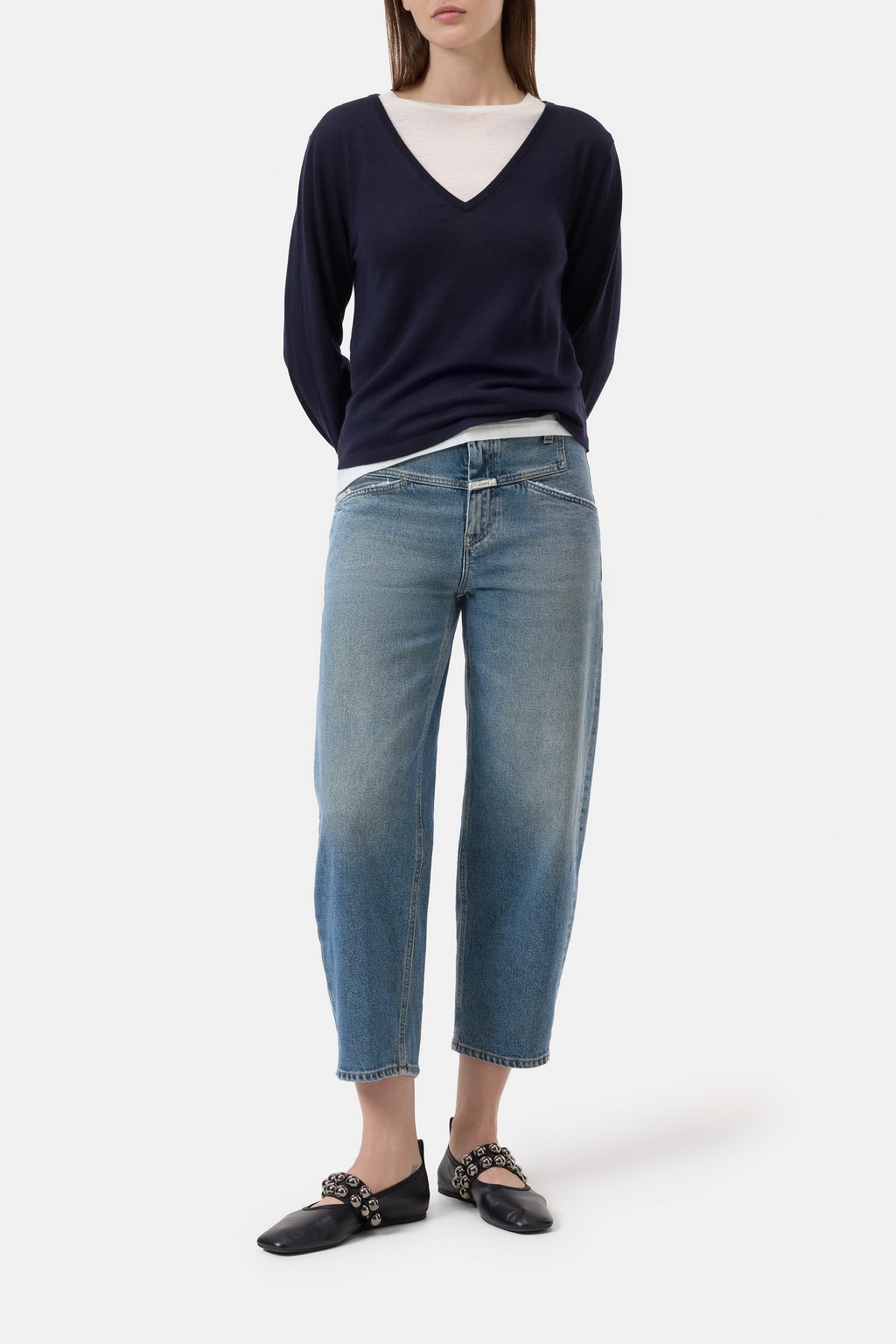 Pullover aus Woll-Seiden-Mix