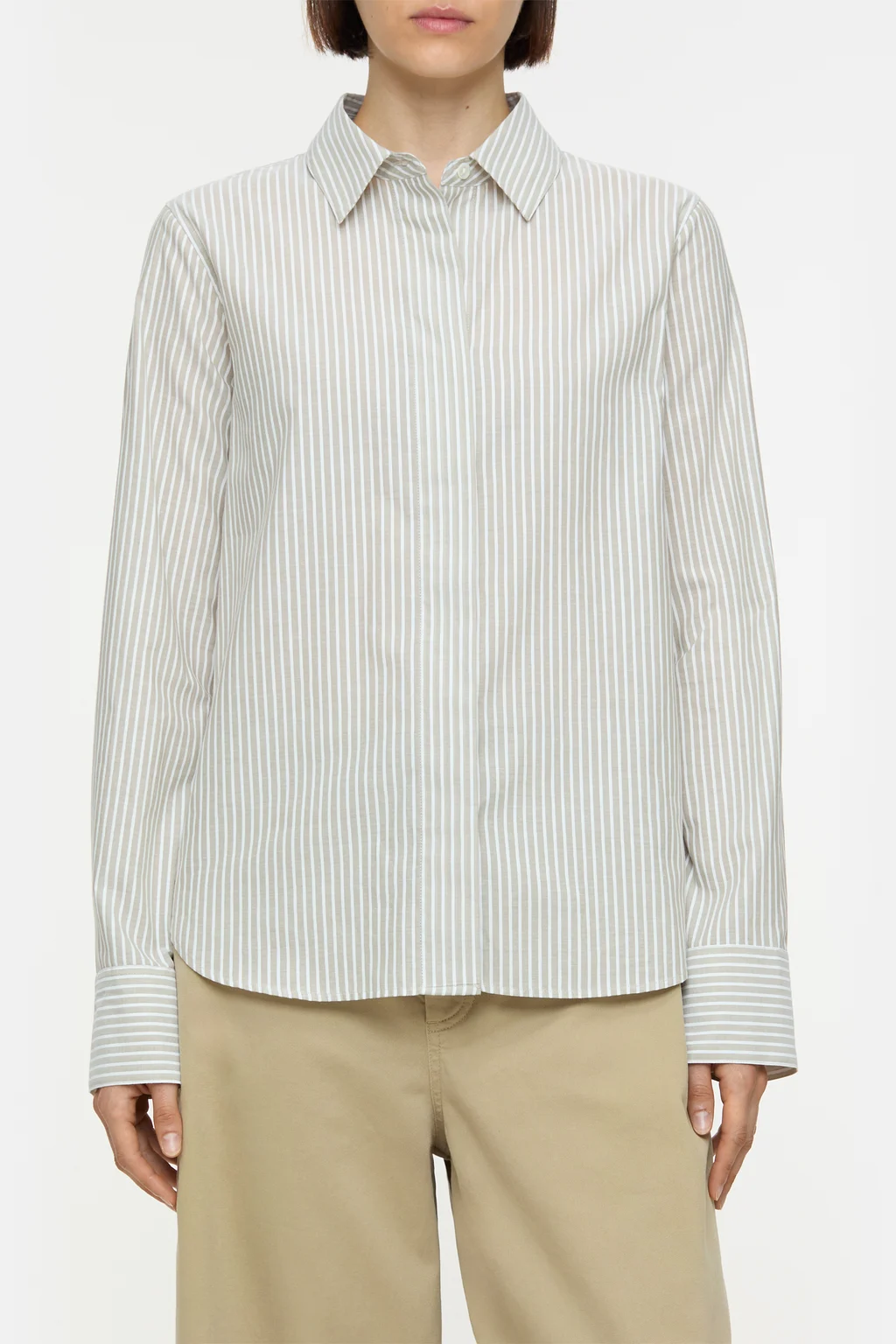 Bluse aus Baumwoll-Voile