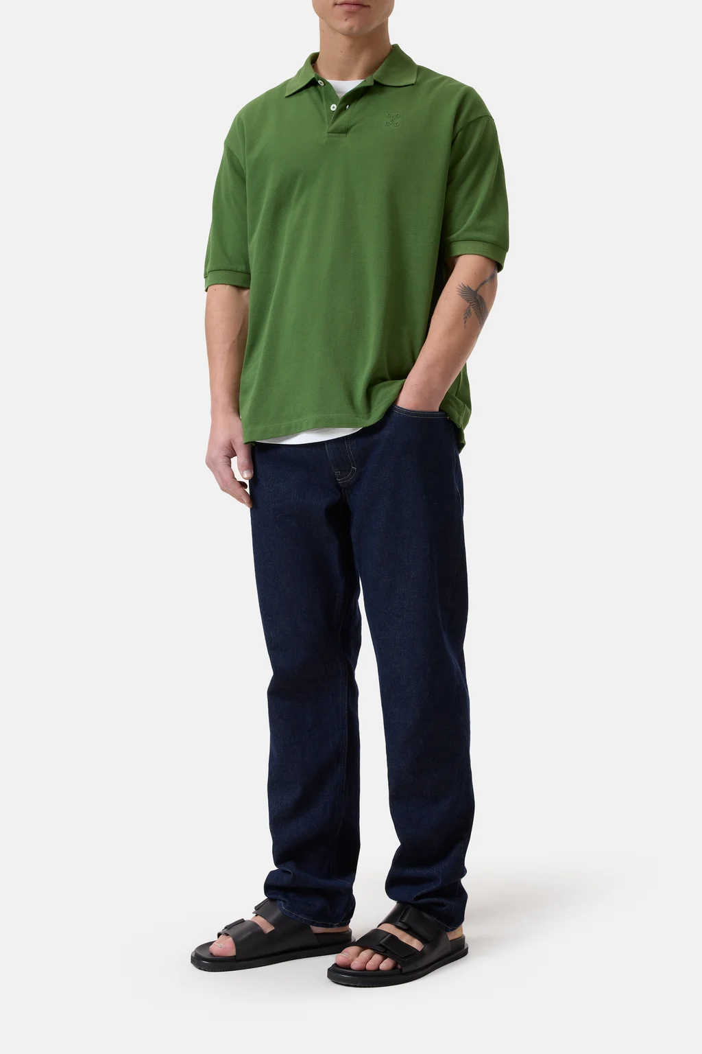 Shirt mit Polokragen