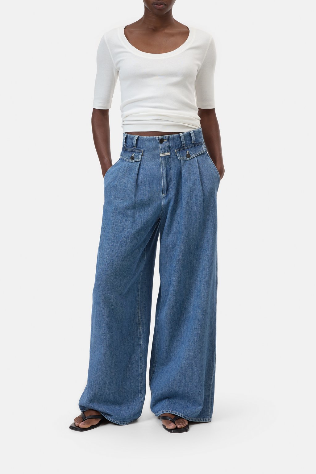 T-Shirt aus Baumwoll-Modal