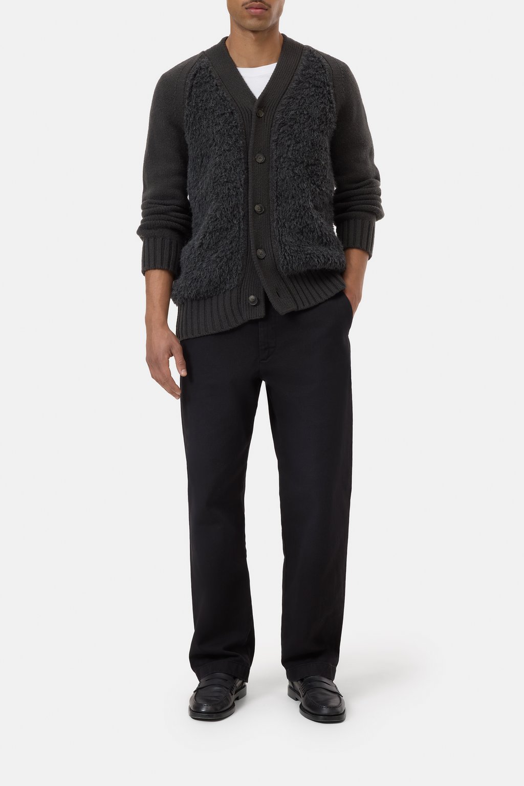 Strickjacke aus Woll-Alpaka-Mischung