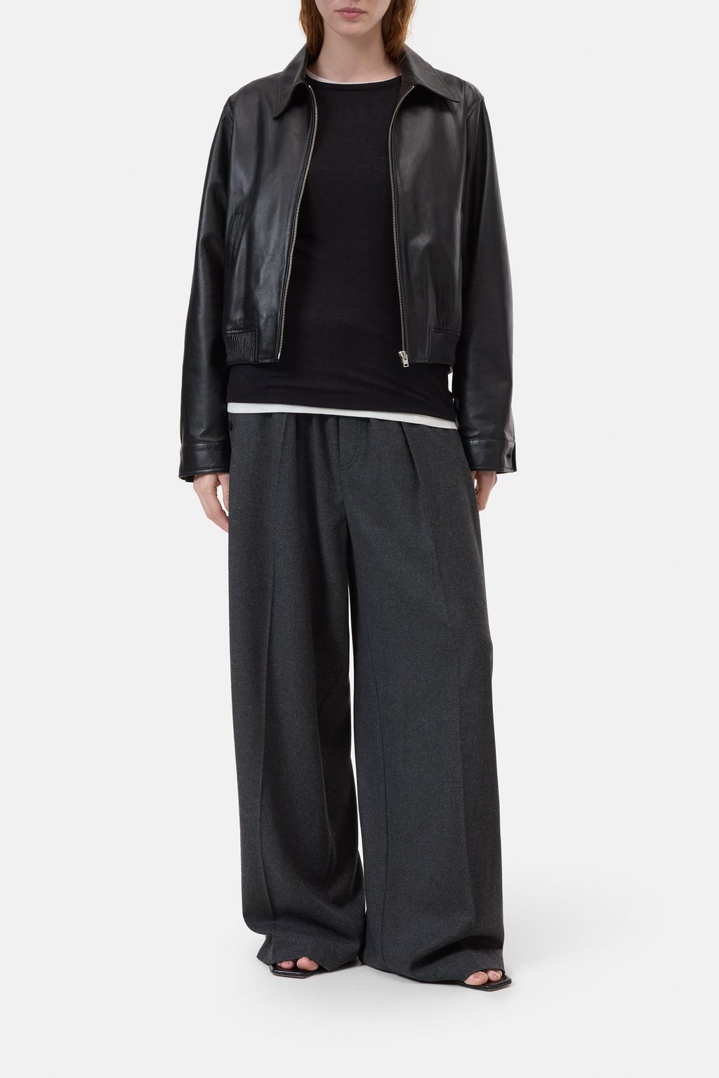 Langarmshirt aus Woll-Mix