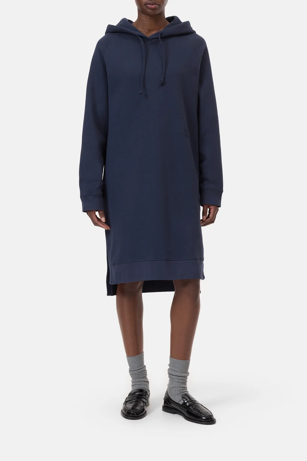 Hoodie-Kleid aus Bio-Baumwolle