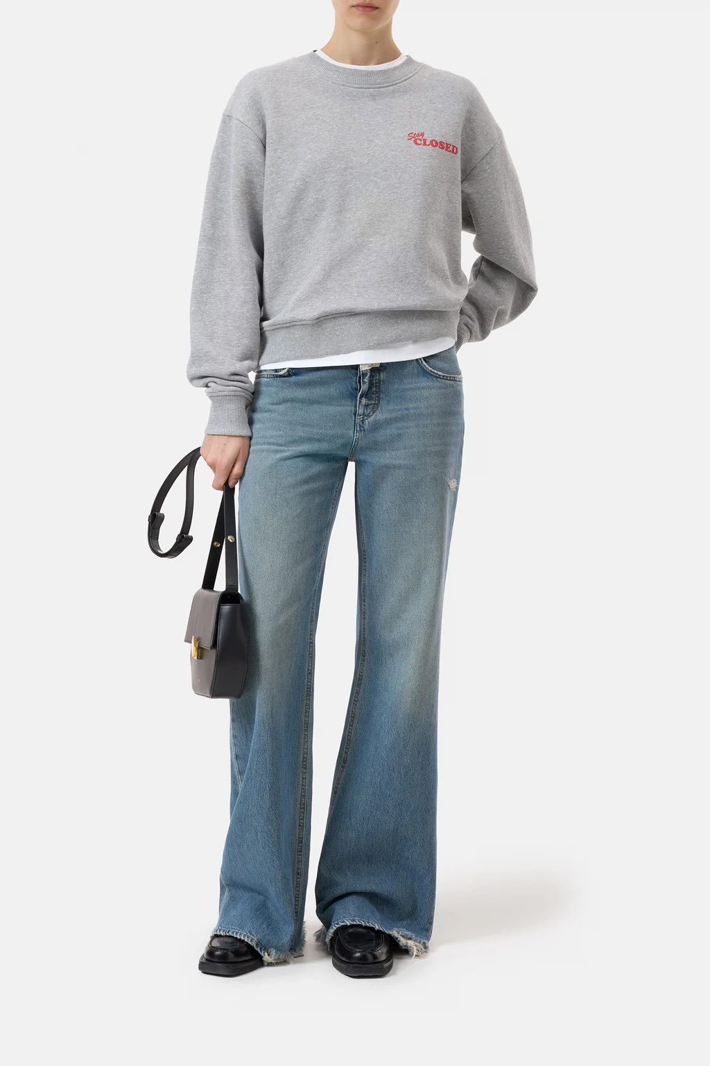 Sweatshirt aus Baumwoll-Mix