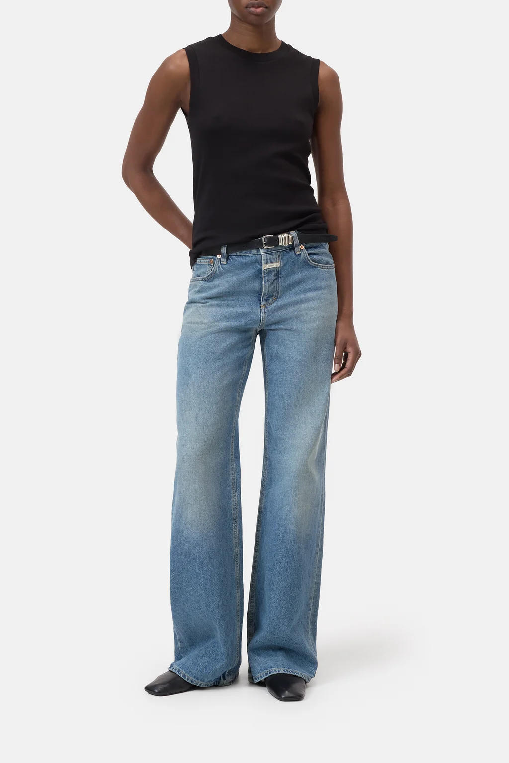 Top aus Baumwoll-Mix