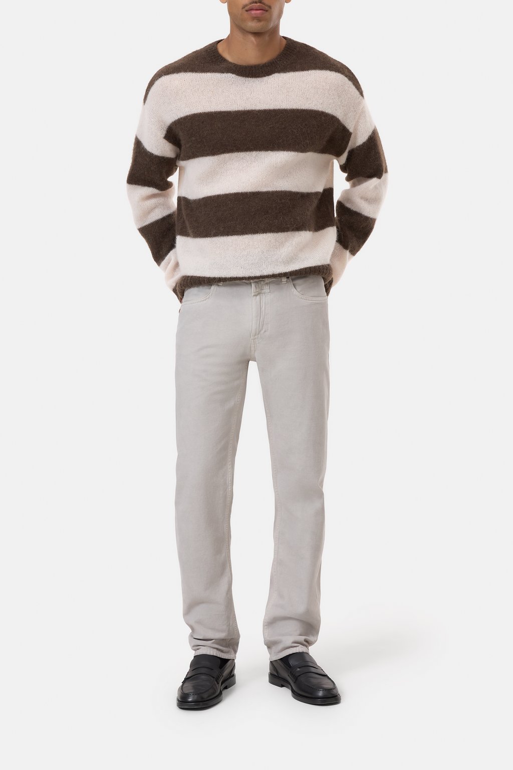 Gestreifter Pullover