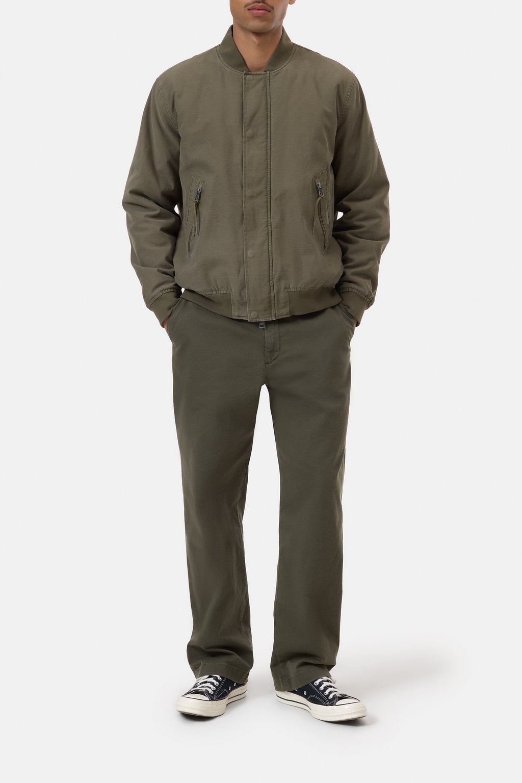 Baumwoll-Bomberjacke