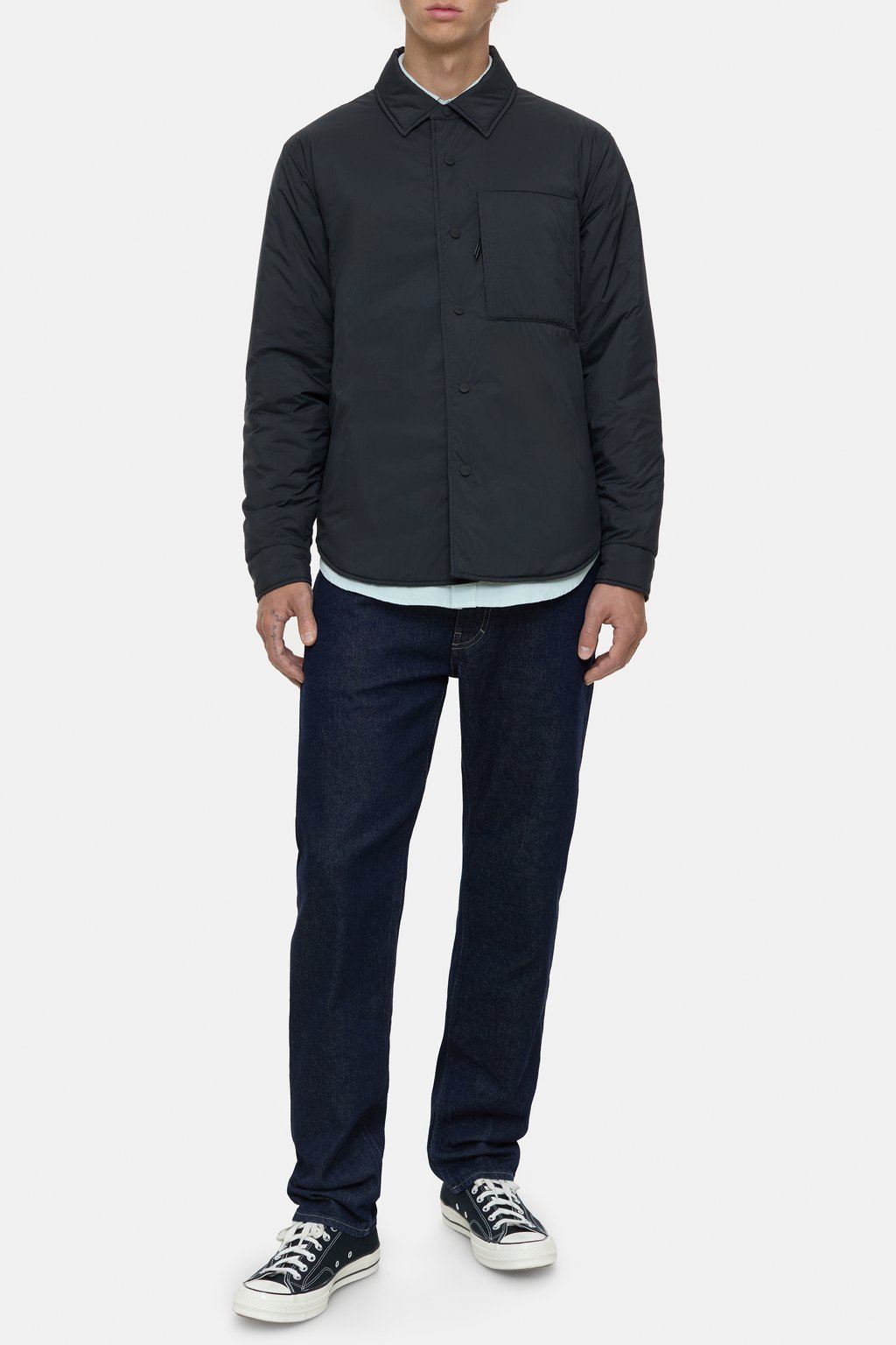 Wattiertes Overshirt