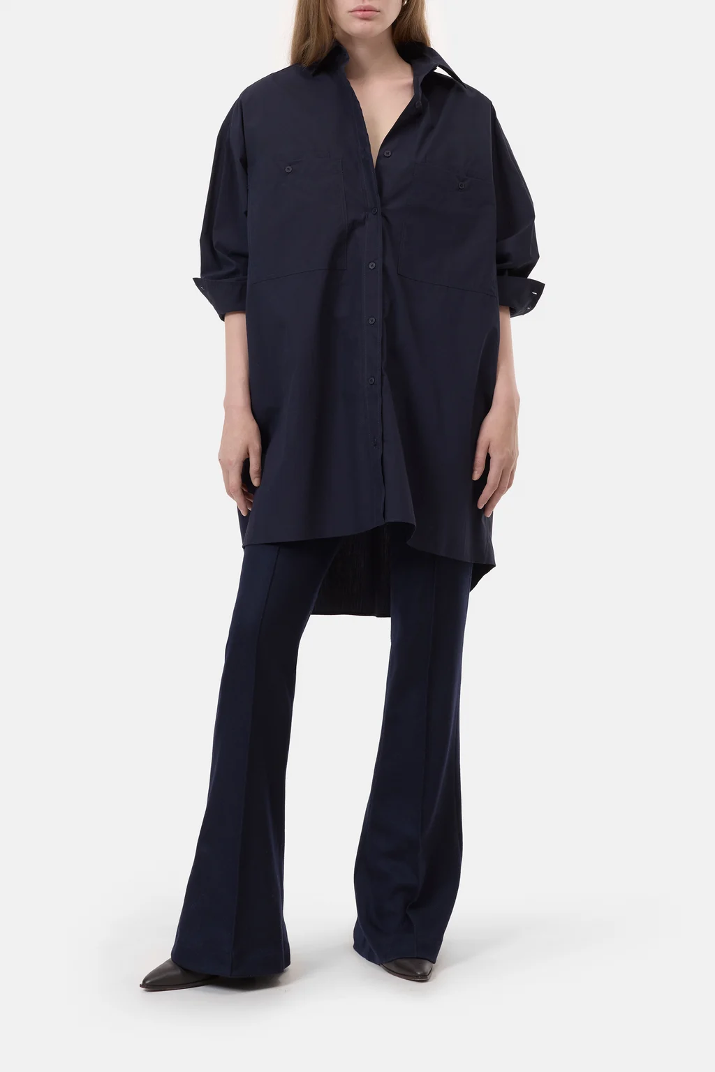 Oversized Hemdblusenkleid