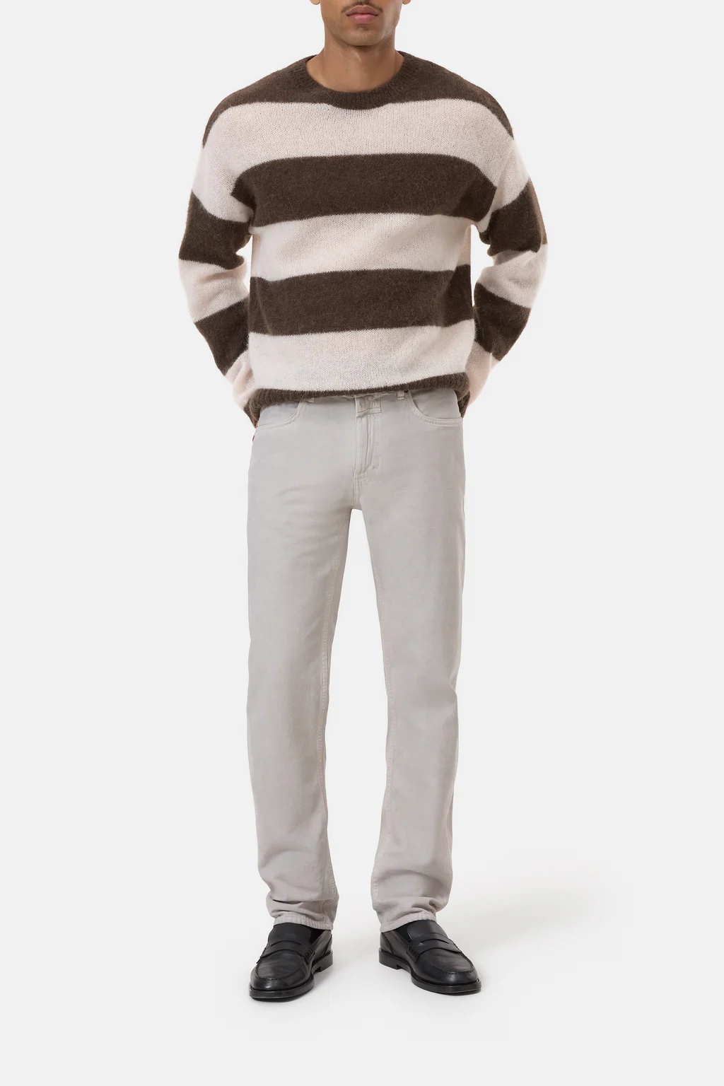 Gestreifter Pullover