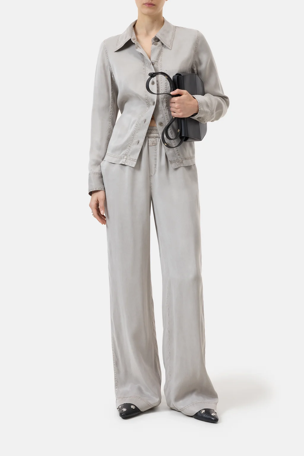 Heritage Shirt aus Cupro-Mix