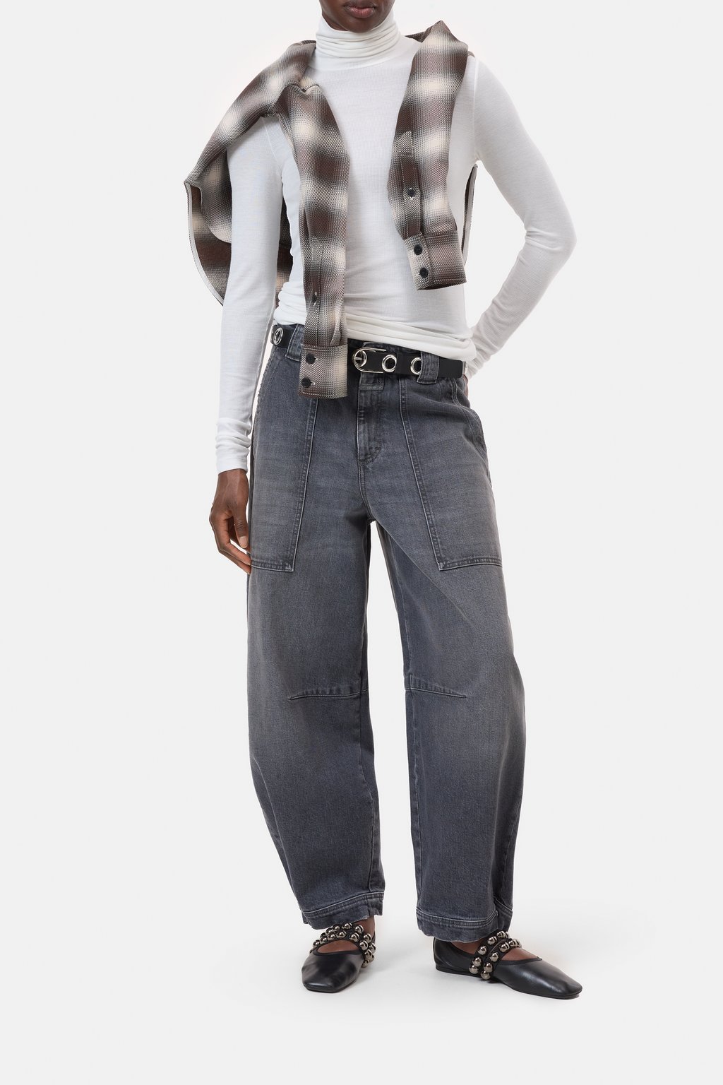 Longsleeve aus Modal-Kaschmir-Mix