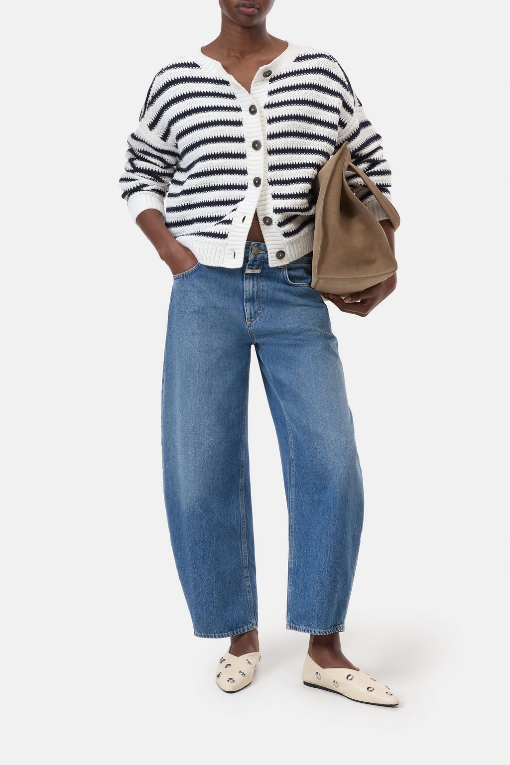 Cardigan aus Bio-Baumwolle