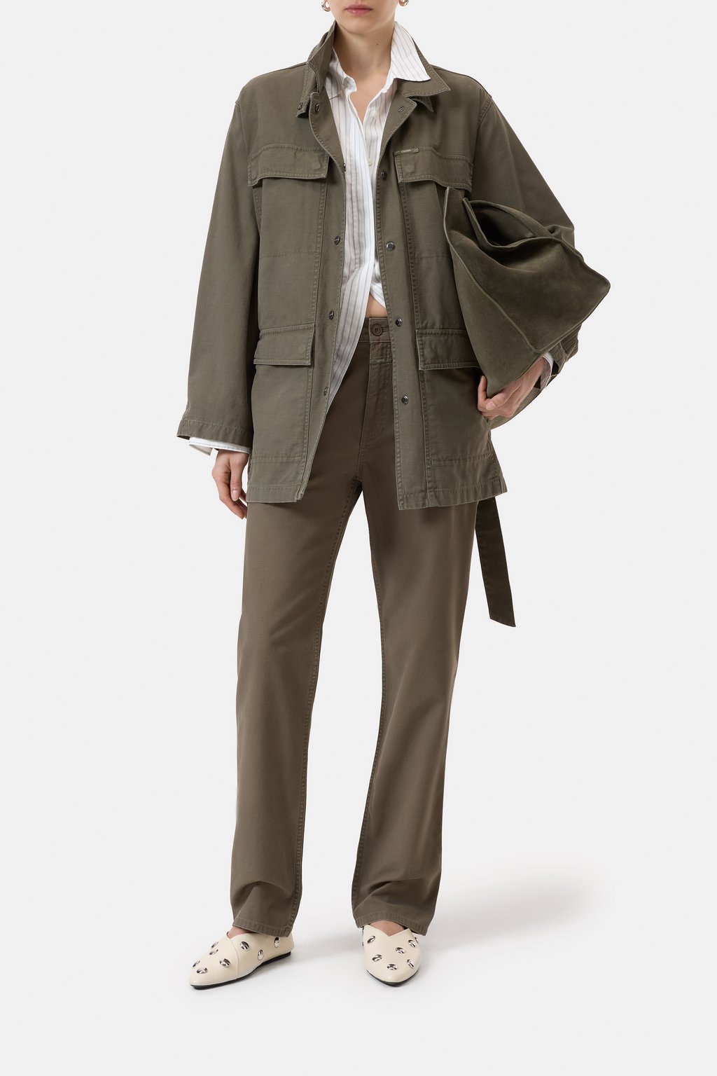 Parka aus Baumwoll-Mix