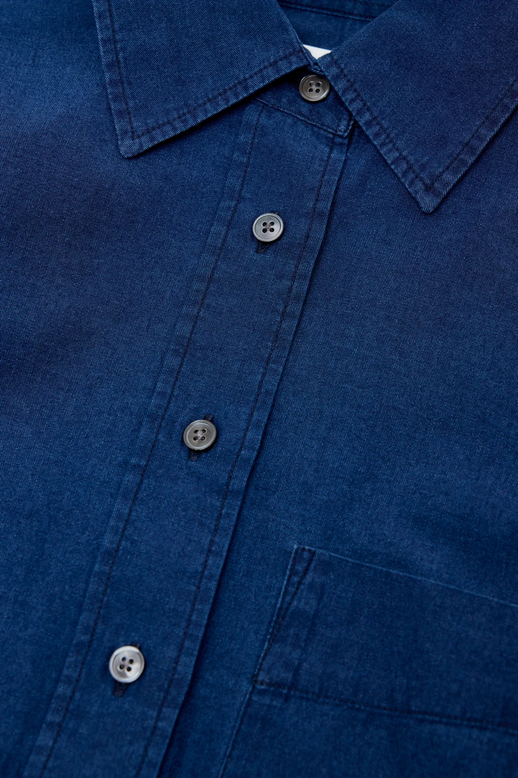 Oversized Hemd aus Baumwolle