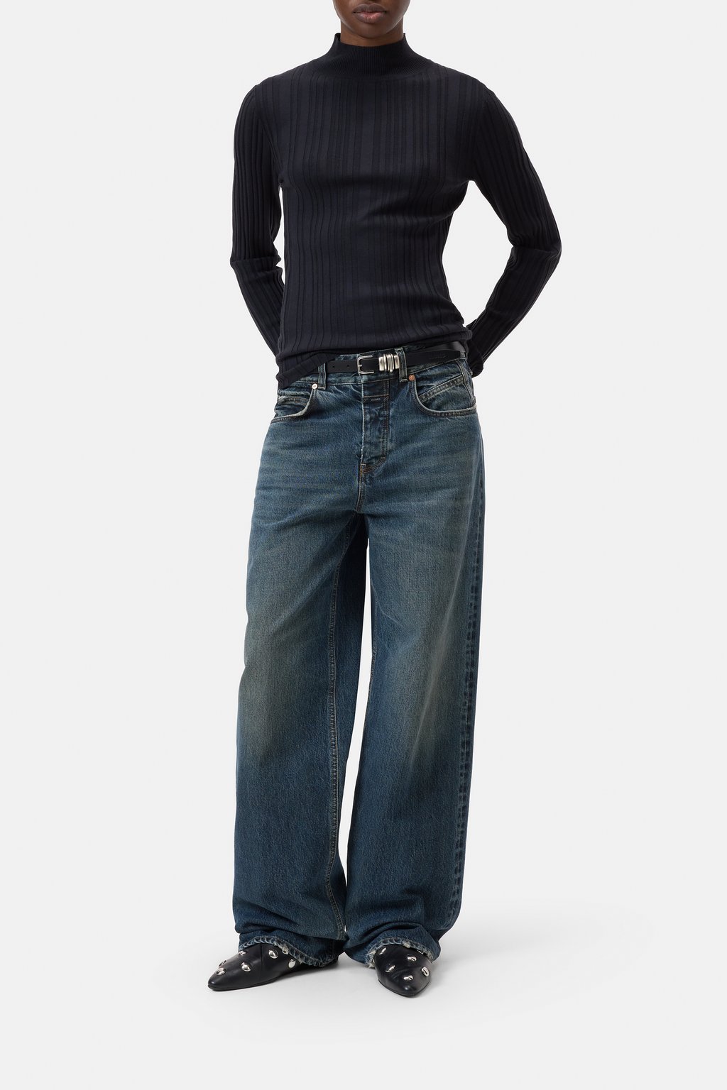 Feinstrick-Rollkragenpullover