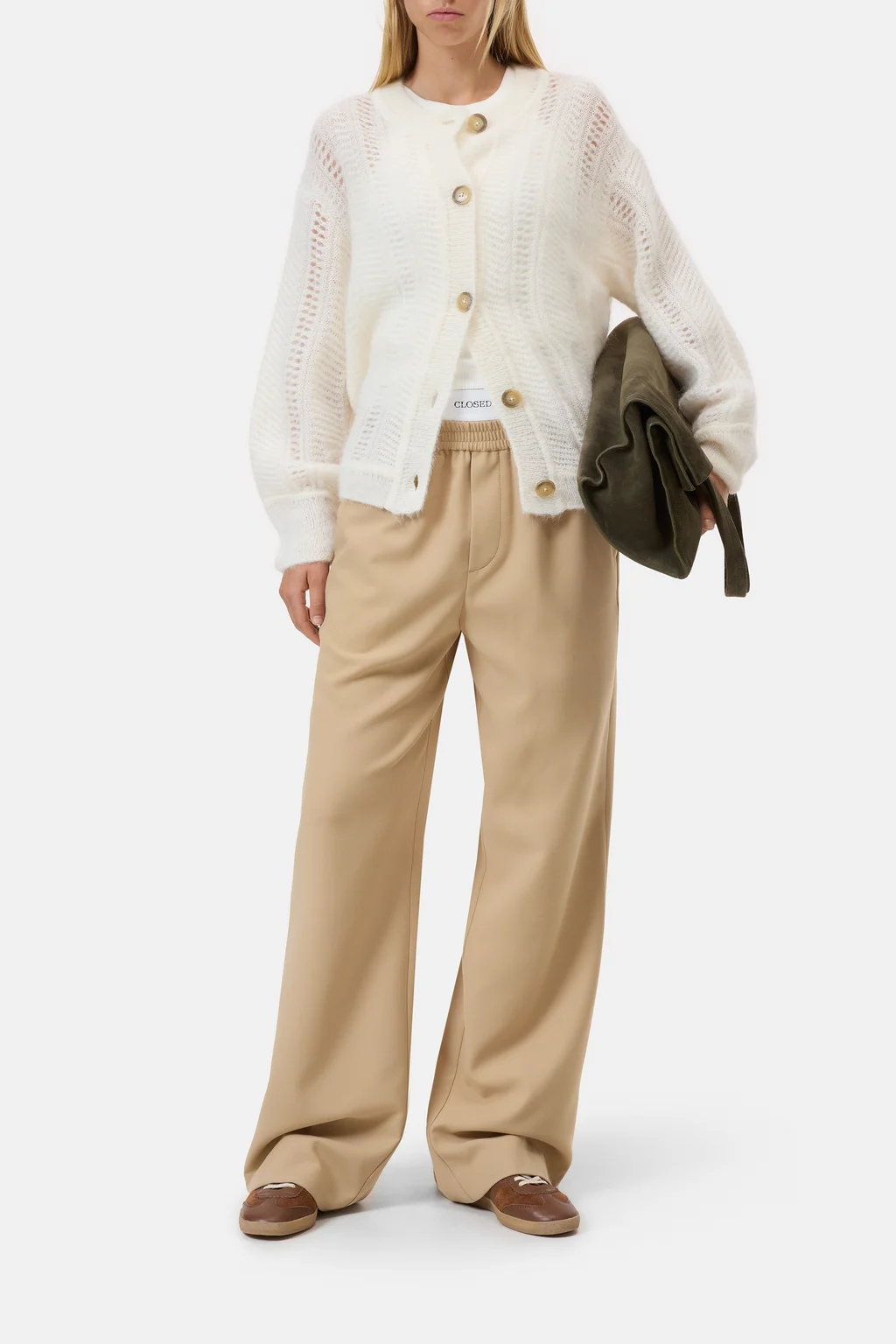 Strickjacke aus Woll-Mix