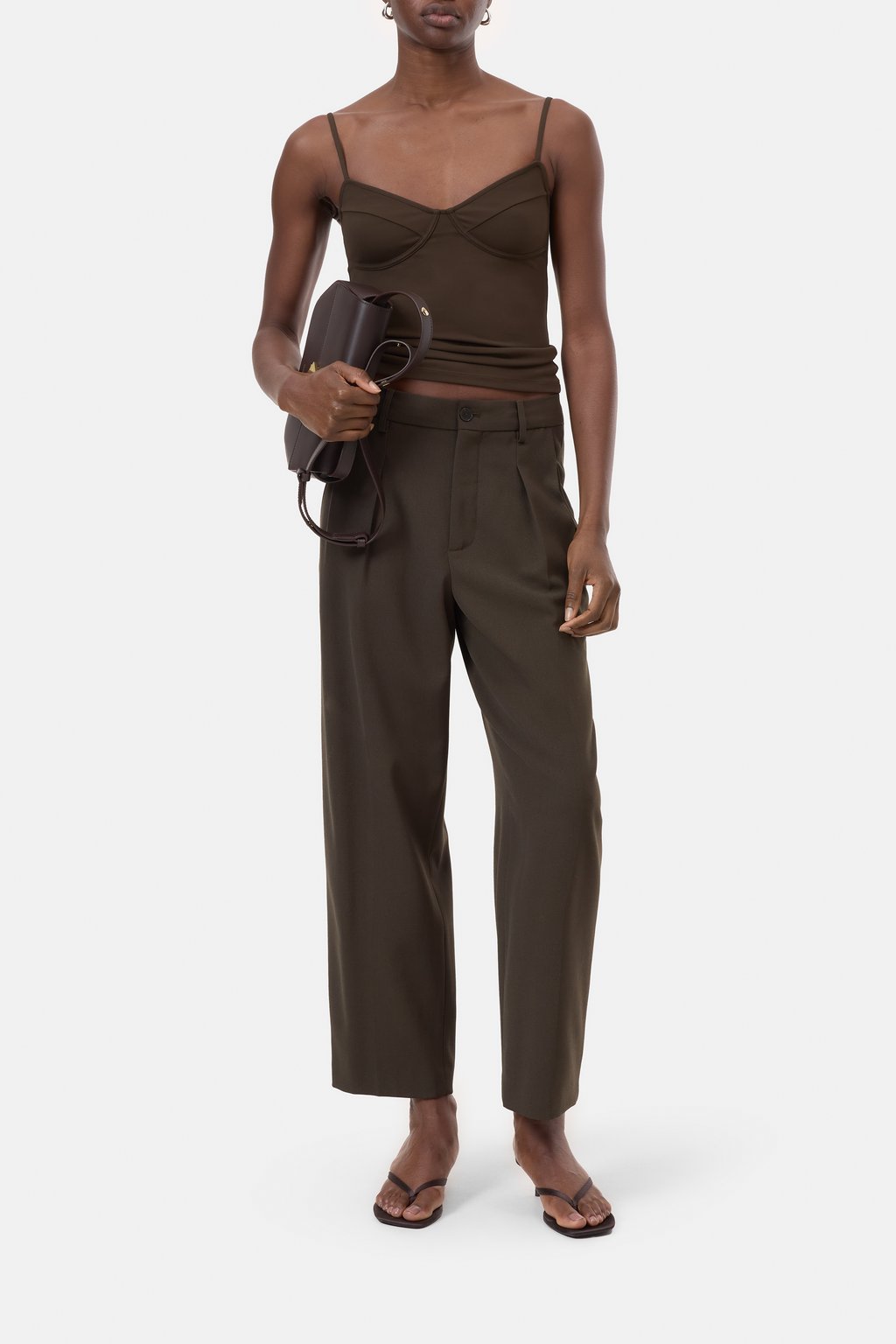 Top mit Lingerie-Details