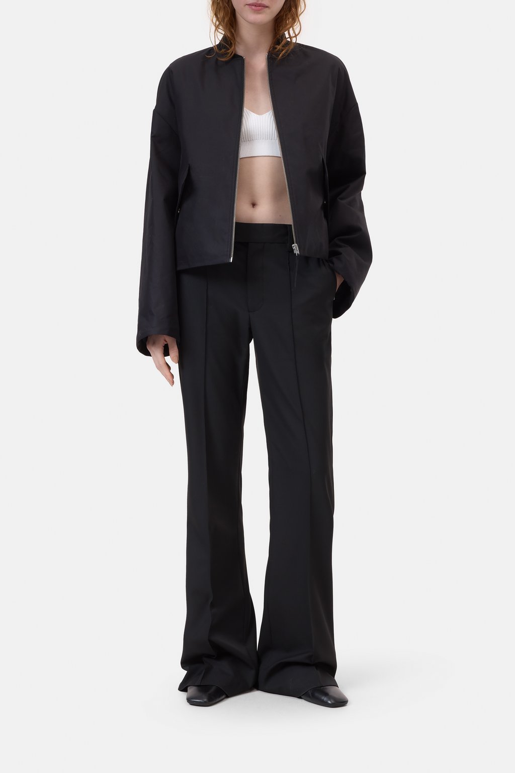 Bomber aus Baumwoll-Mix