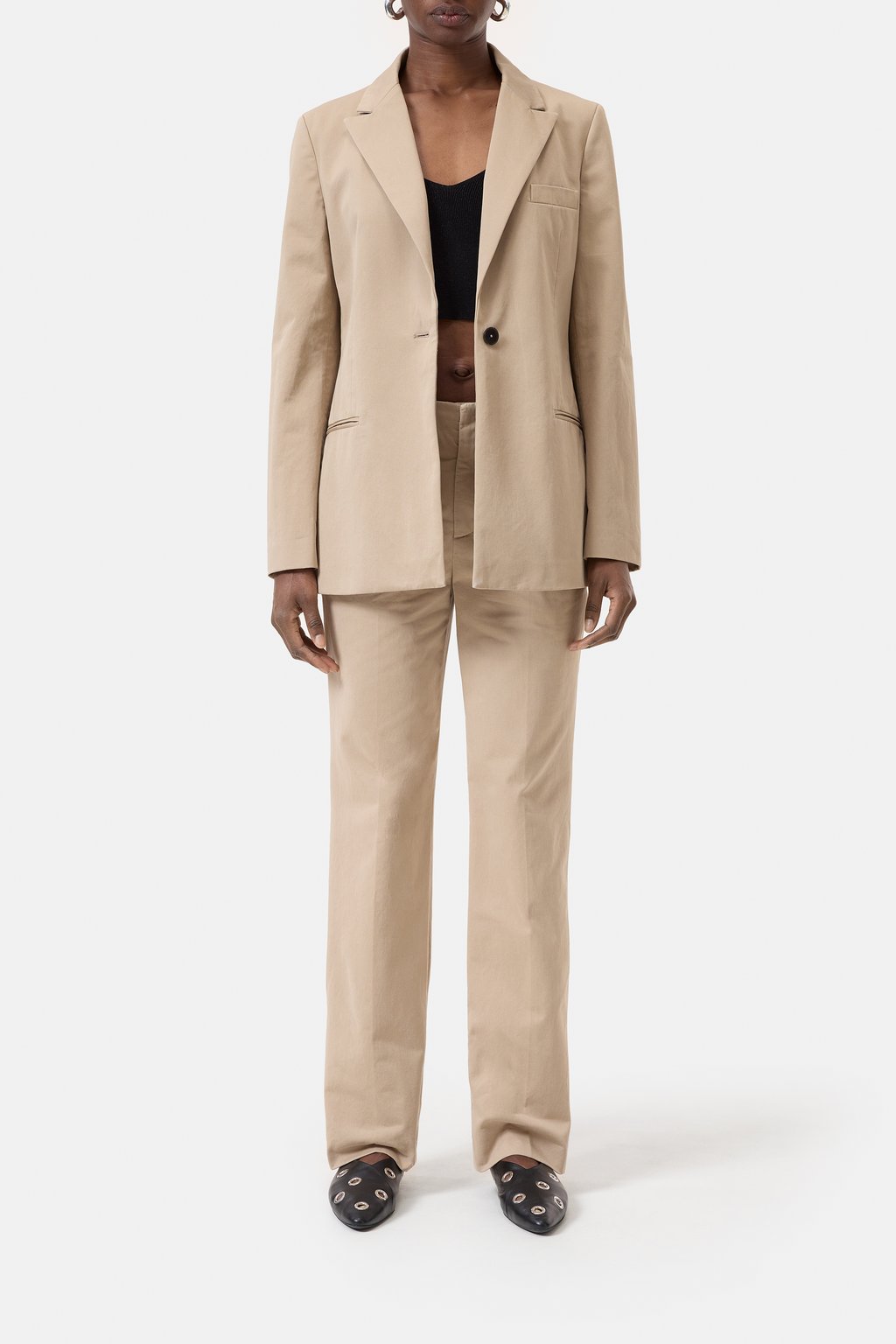 Blazer aus Baumwolle