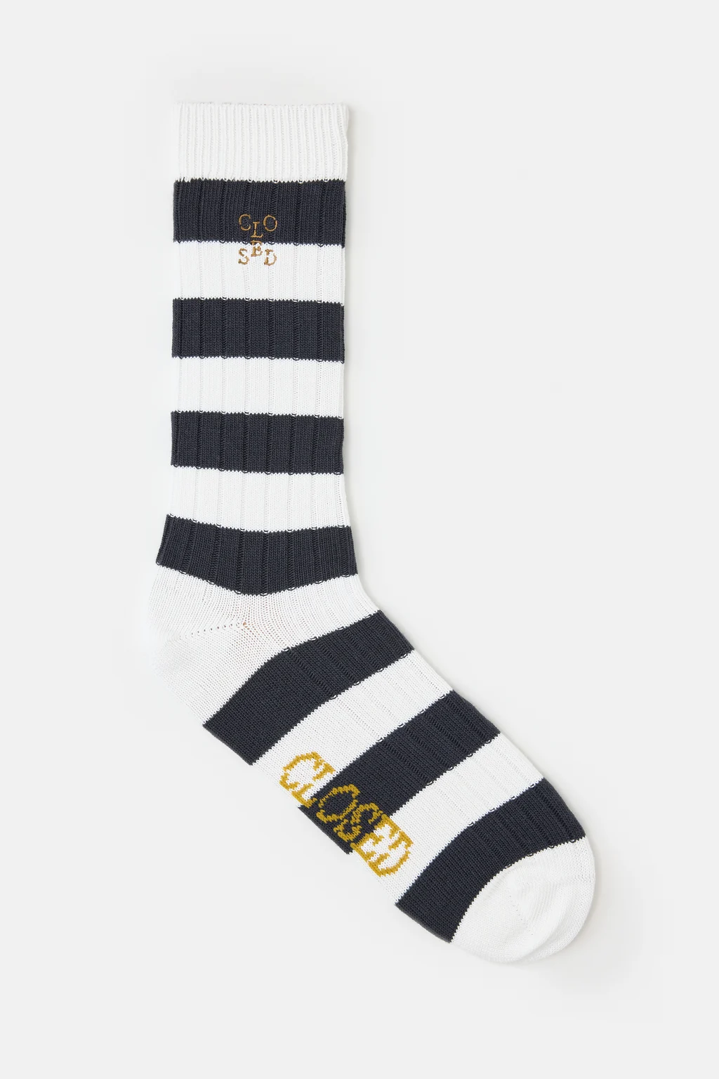 Gestreifte Socken aus Baumwoll-Mix