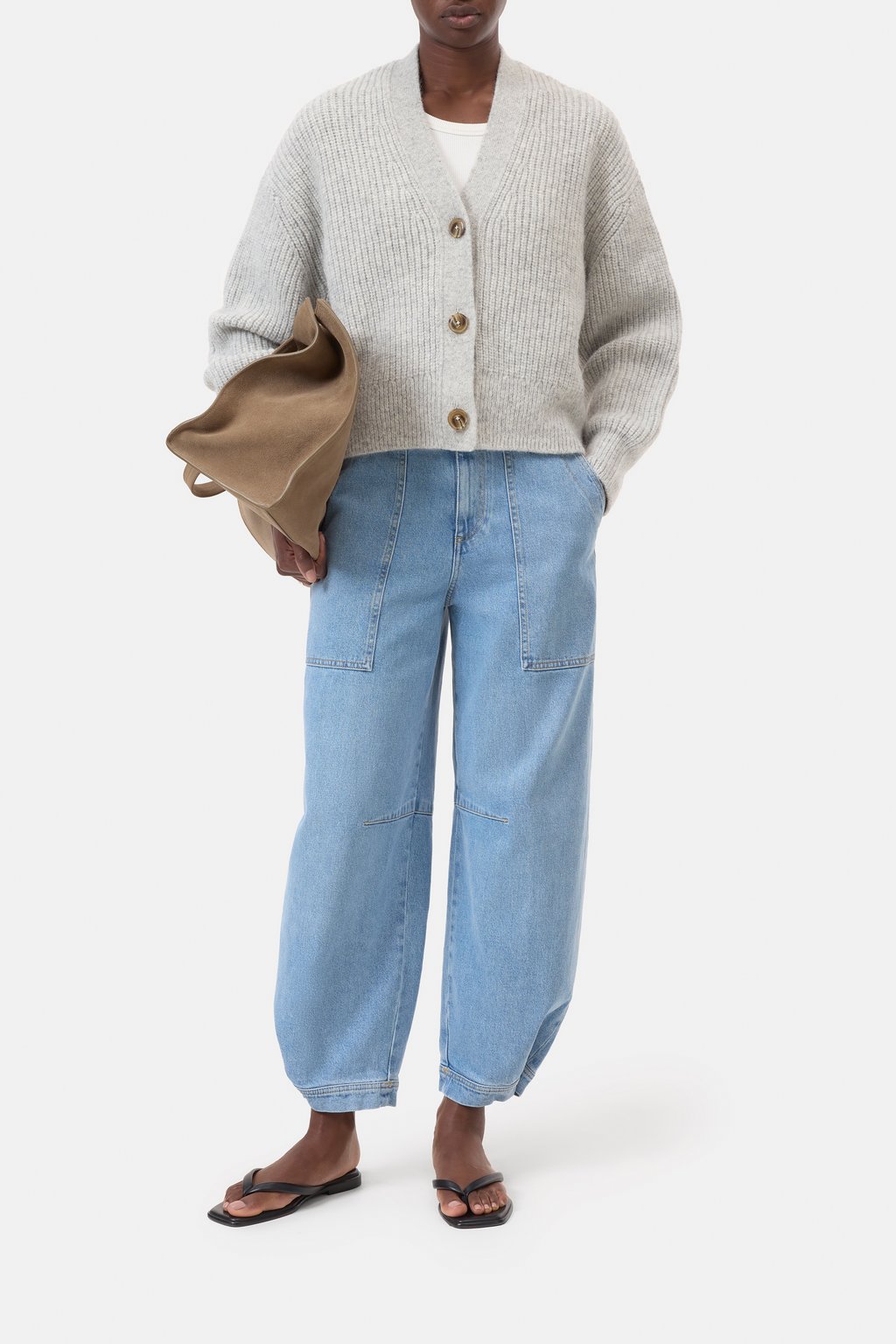 Cardigan aus Alpaca-Mix