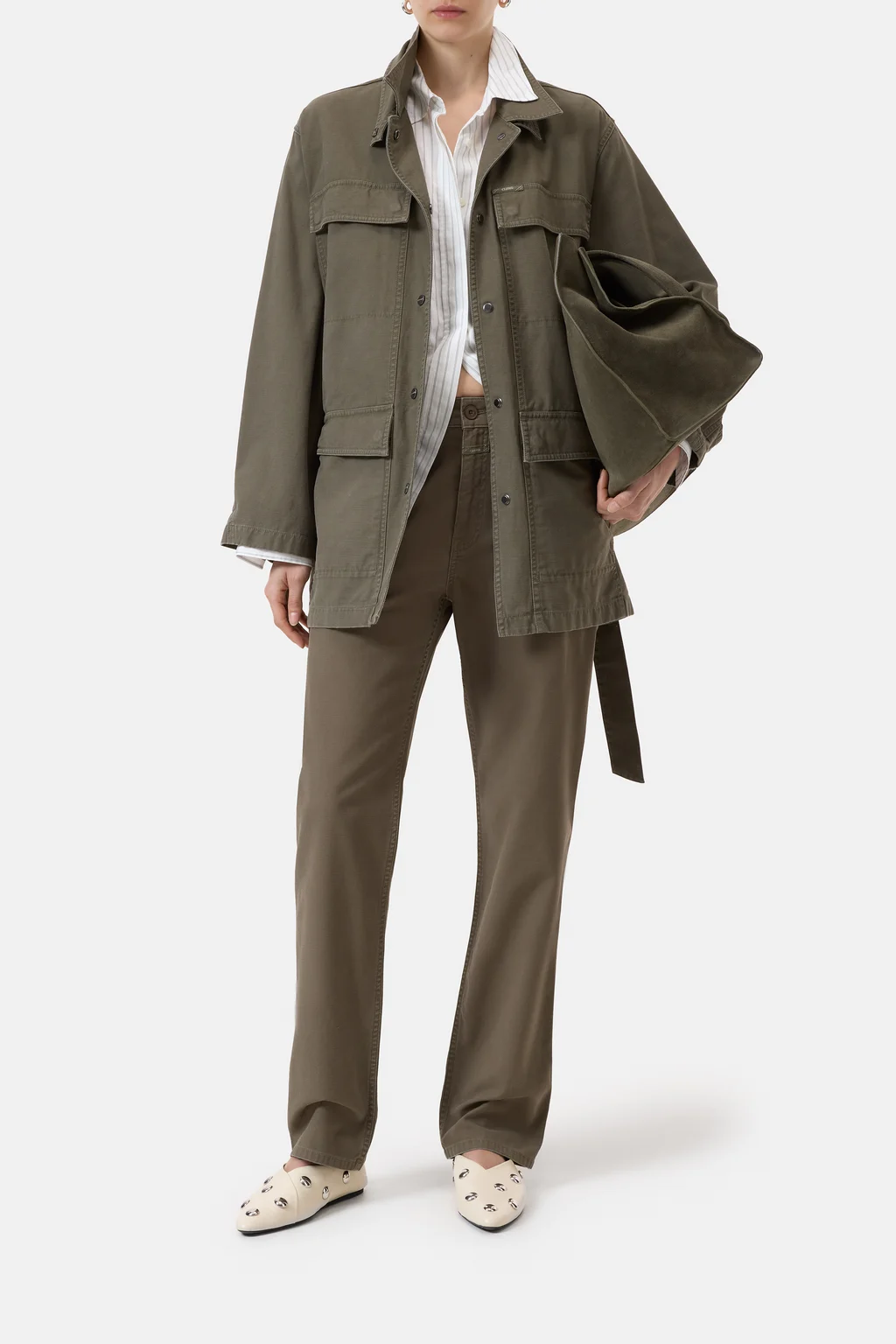 Parka aus Baumwoll-Mix