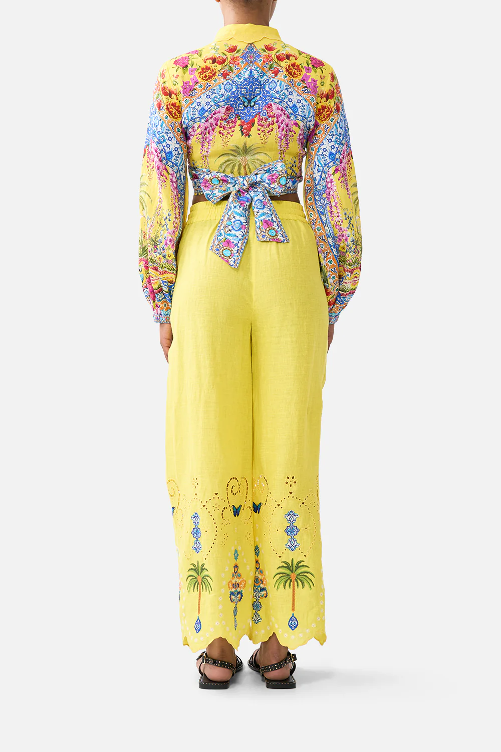 STRAIGHT LEG EMBROIDERED PANT SULTANAHMET SUMMER