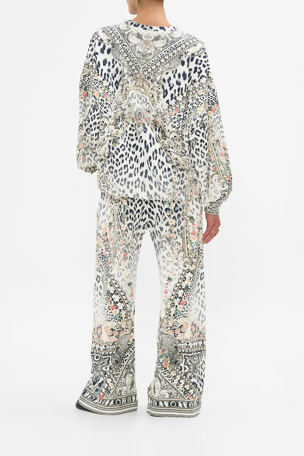 STRAIGHT LEG TRACK PANT MARBLE HEAVEN