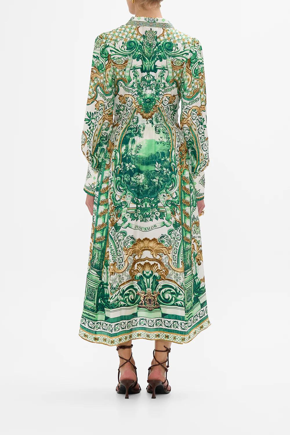 WAIST TIE SHIRT DRESS CORRIDOR OF CALM