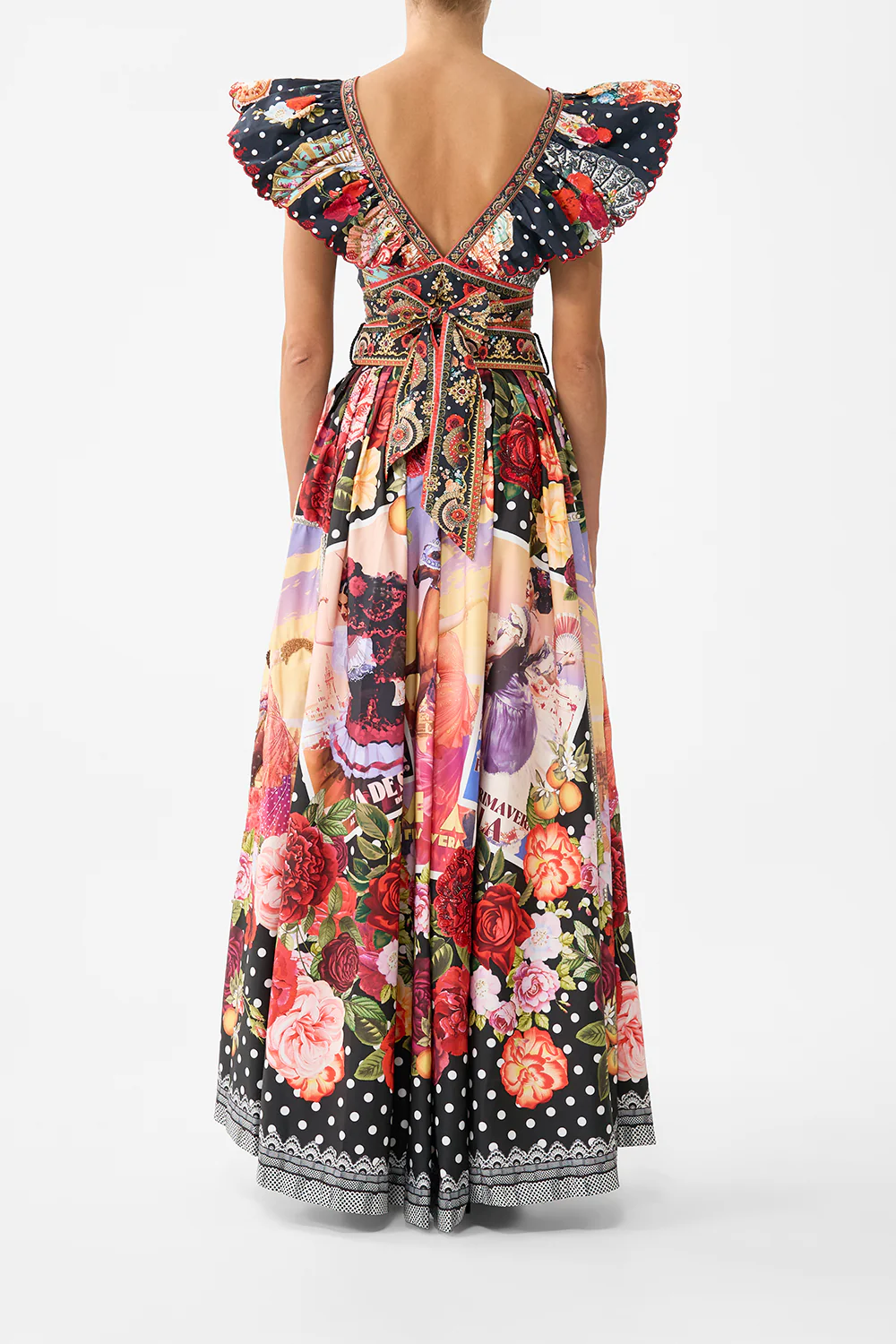 RUFFLE WRAP TOP DAUGHTERS OF DUENDE