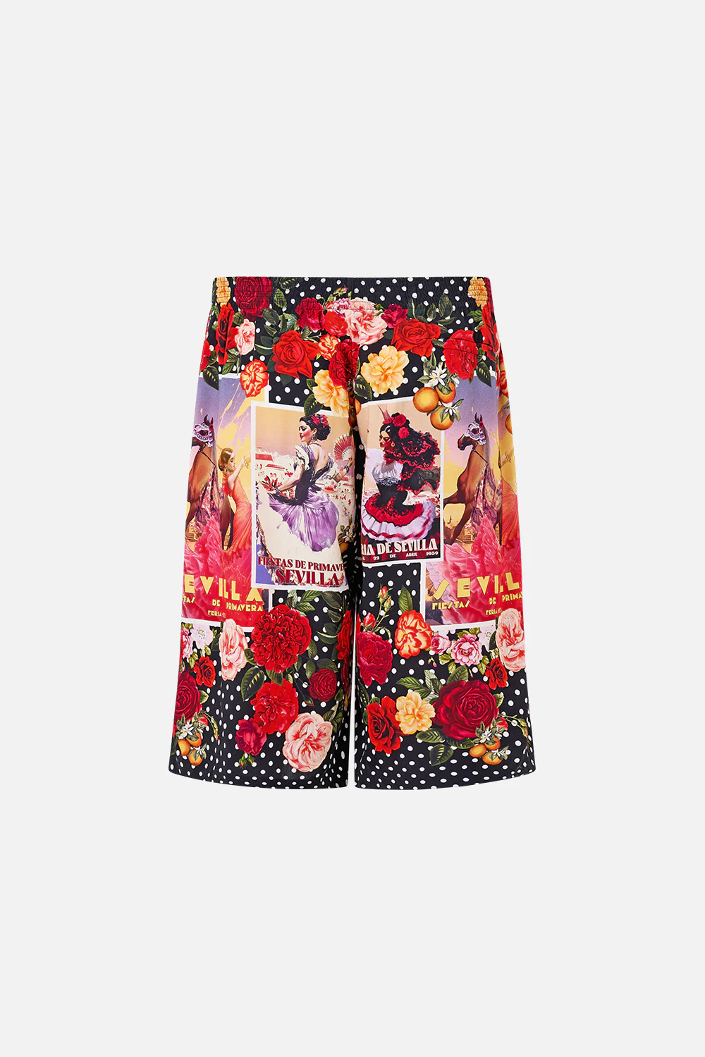 BAGGY LONG WALK SHORT WITH ELASTIC WAIST DAUGHTERS OF DUENDE