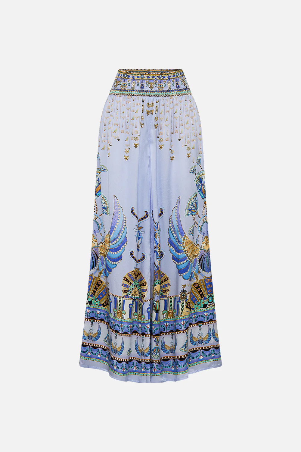 SHIRRED WAIST PANT UNDER SCARAB SKIES