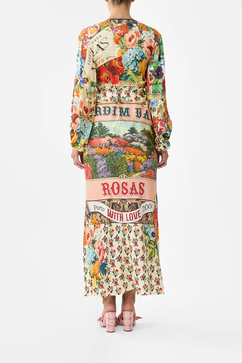 BLOUSON SLEEVE BIAS DRESS AROMATIC AMOR