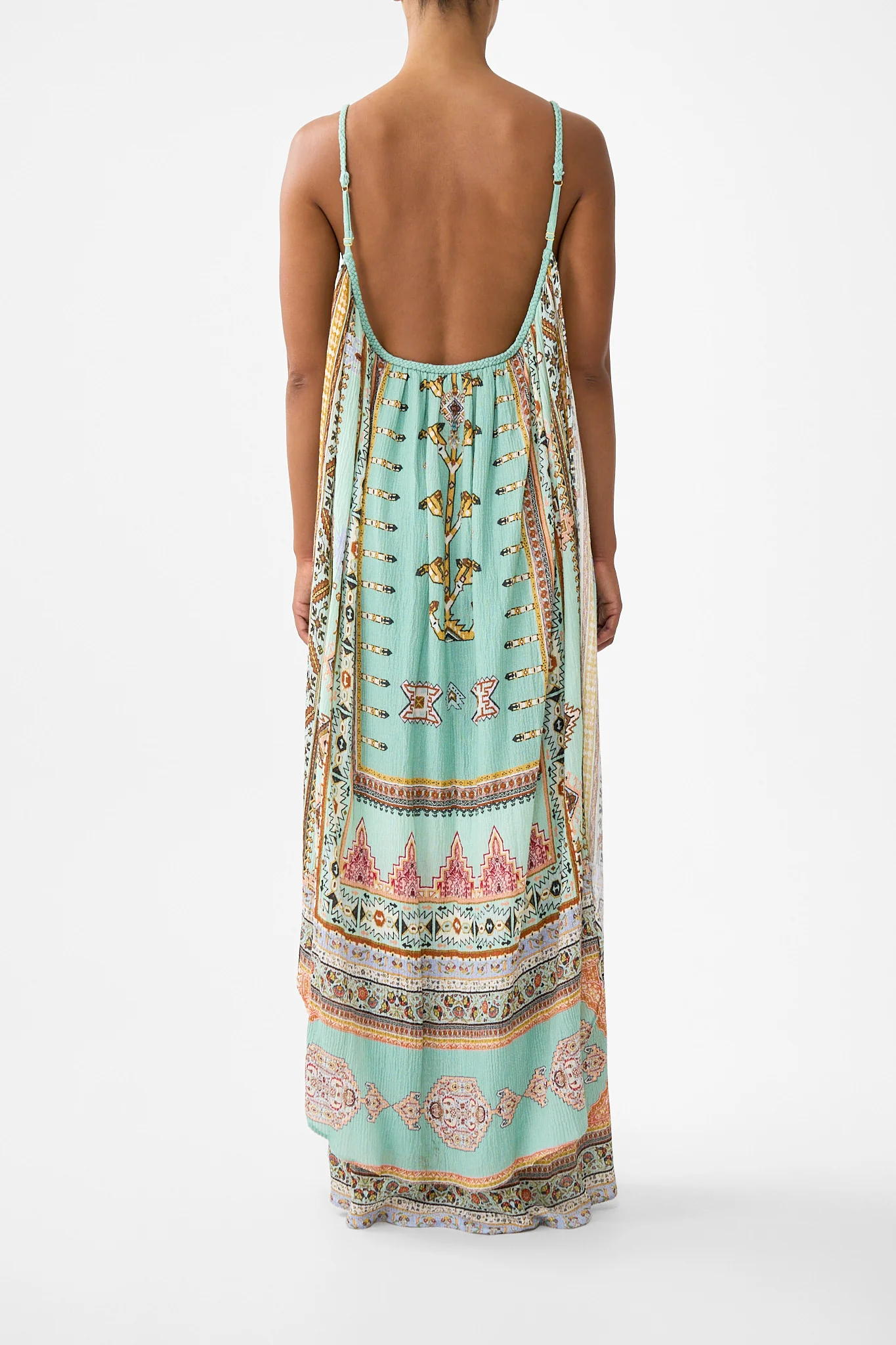 OPEN BACK LONG CAPE DRESS LEGEND HAS IT