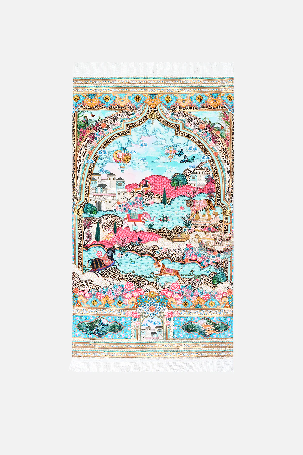 BEACH TOWEL WITH FRINGE MINIATURE MOMENTS