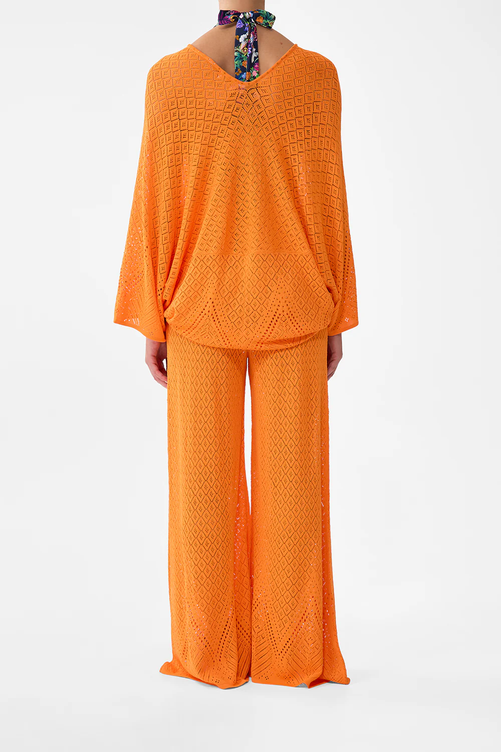 SUPER WIDE FLARE PANT BASKED IN BAROQUE