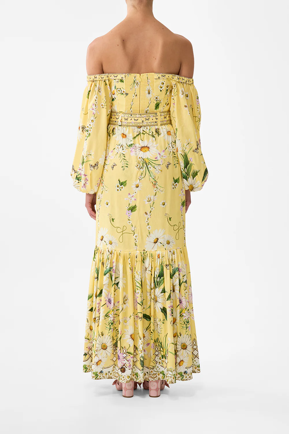 PUFF SLEEVE CORSET DRESS DAISY CHAINS