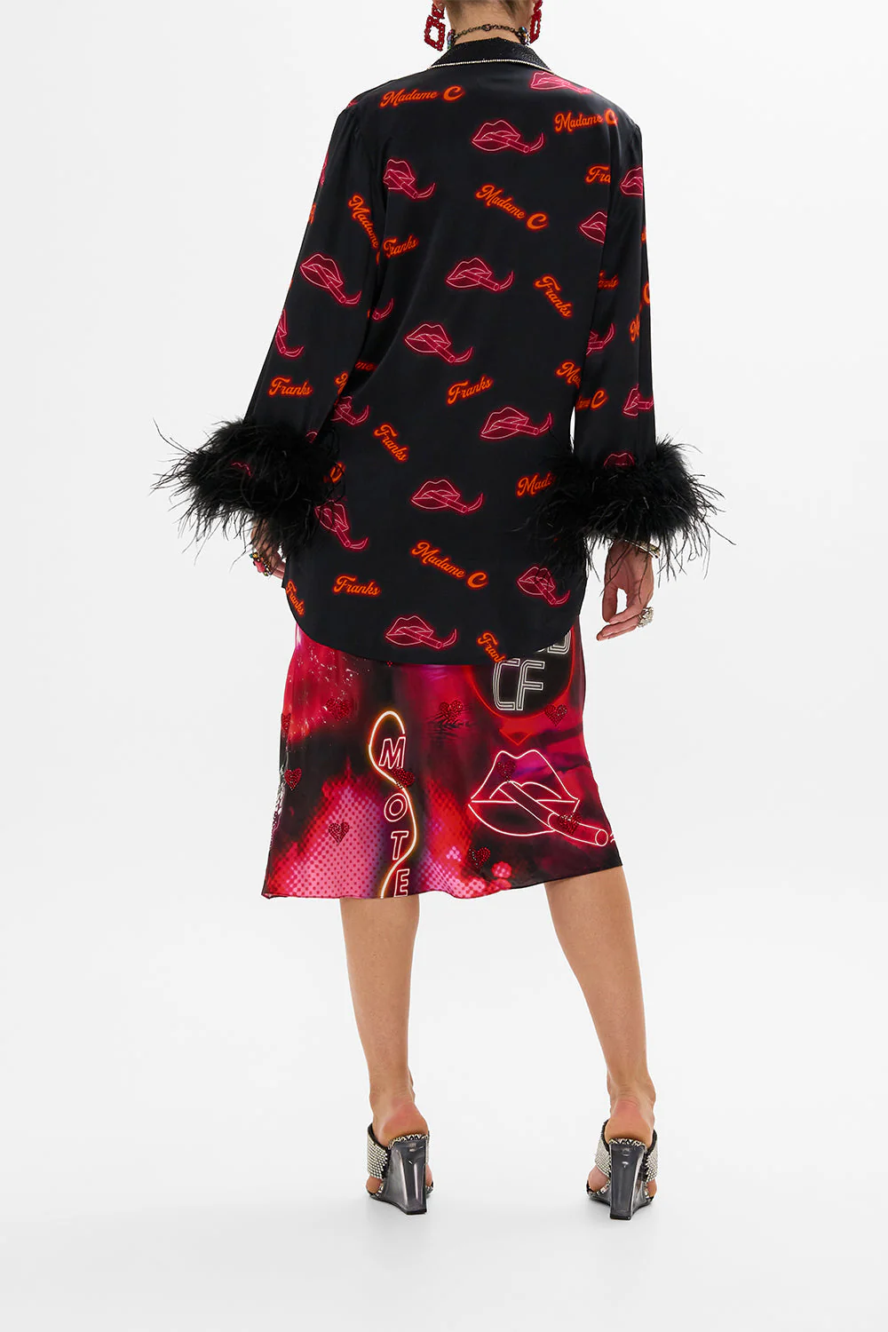 FLARED SLEEVE DOUBLE BREASTED JACKET ELECTRIC LOVELAND