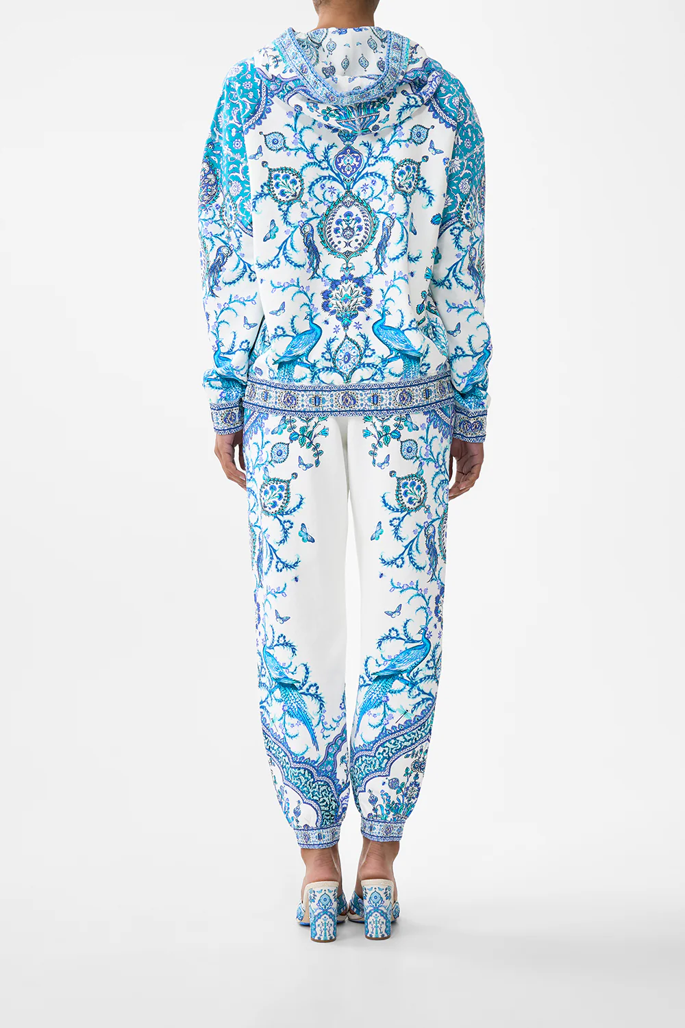 CONTRAST BAND HOODIE WITH SIDE POCKETS ISNIK LULLABY