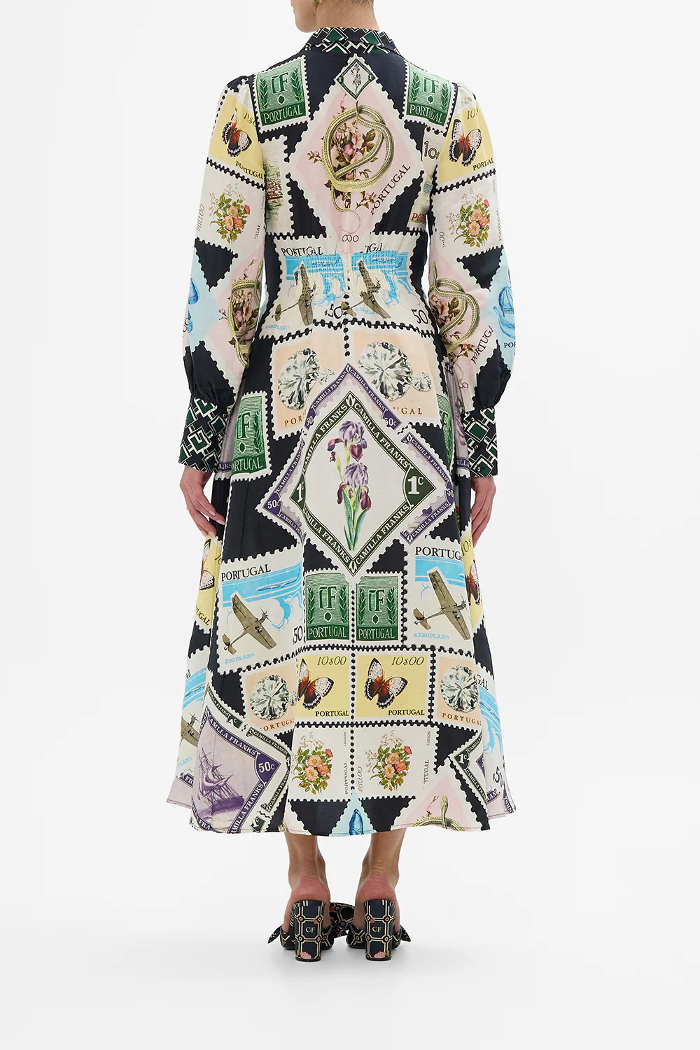 WAIST TIE SHIRT DRESS MY PORTO PEN PAL