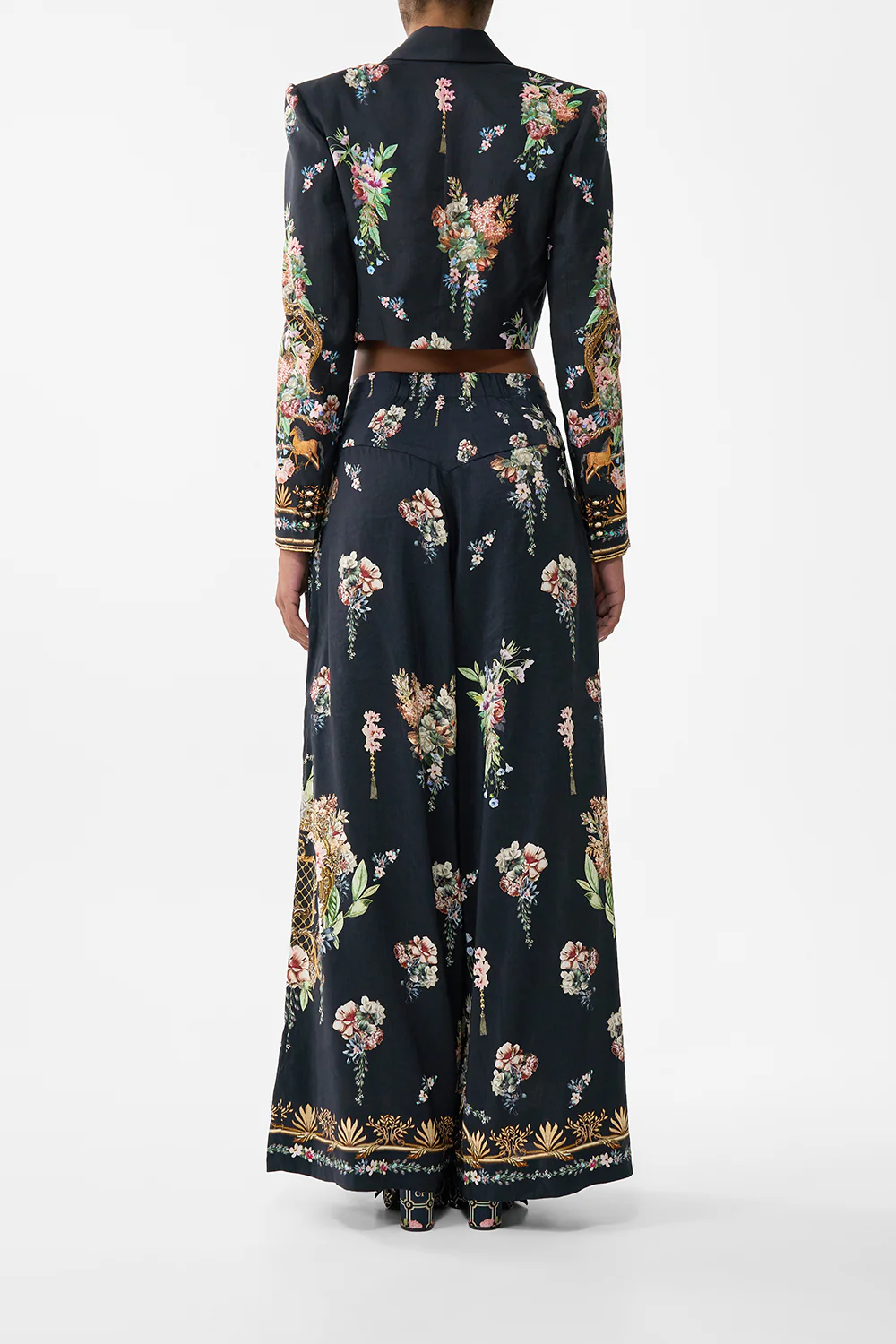 CORSET WAIST WIDE LEG PANT NOBLE ENDEAVOURS