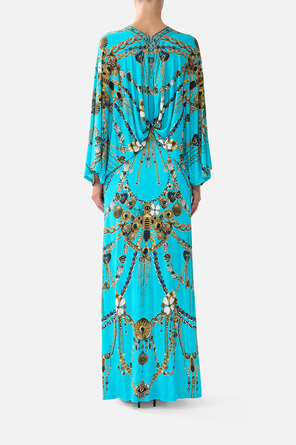 TUCK FRONT JERSEY DRESS TOTEMS AND TREASURES