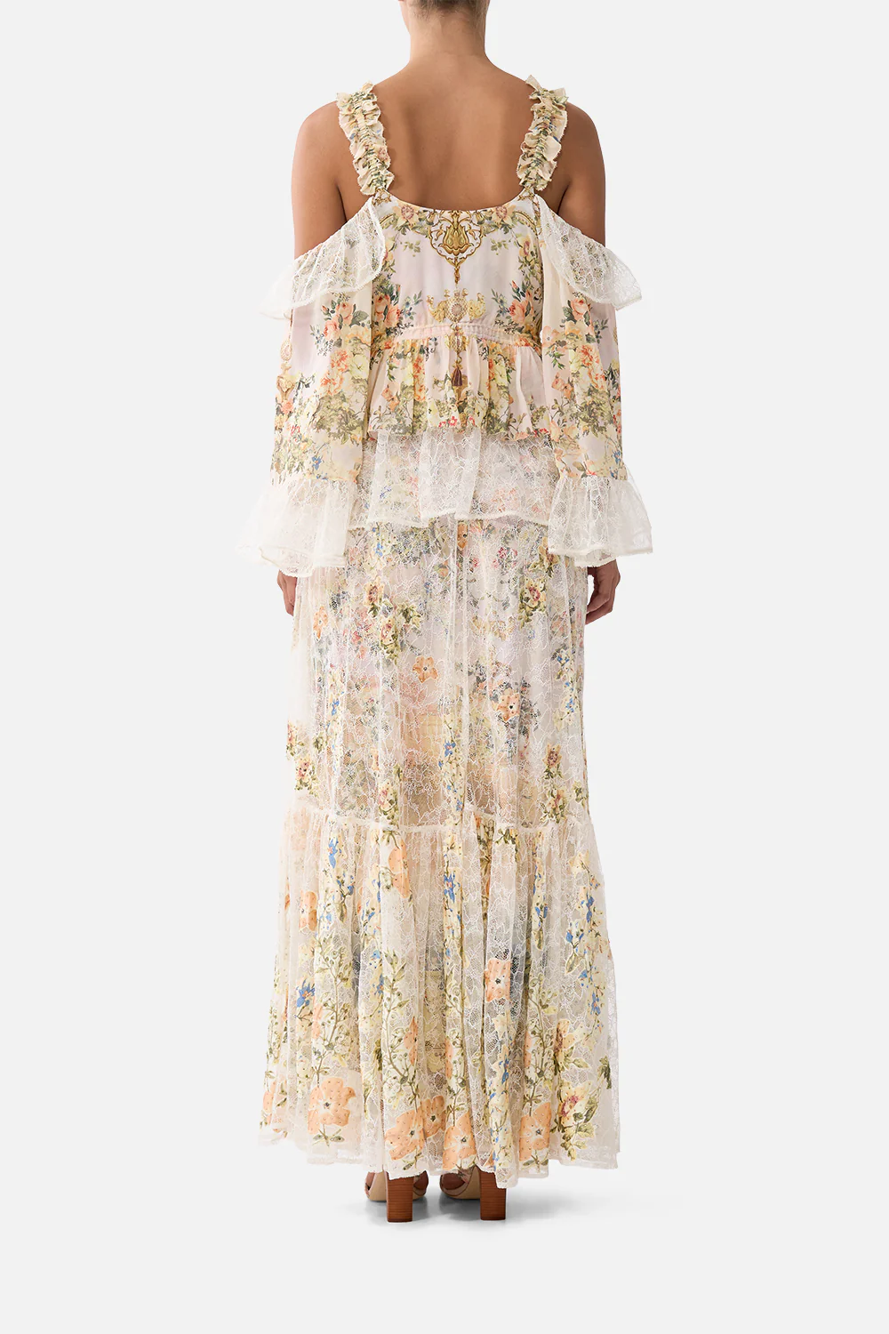 COLD SHOULDER RUFFLE TOP TWILIGHT IN ISTANBUL