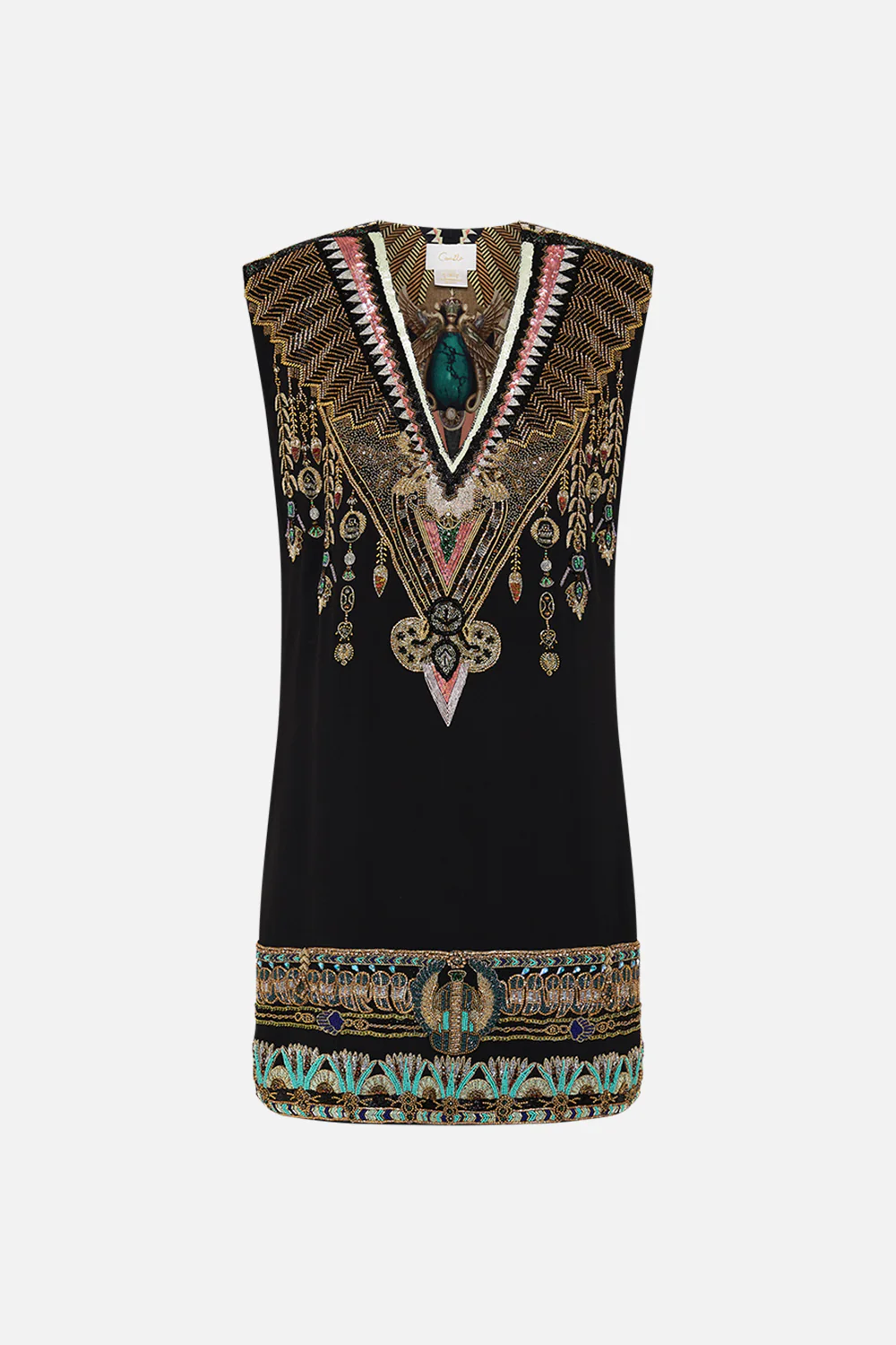 HAND EMBELLISHED SHIFT DRESS THEY CALLED HER NEFERTARI