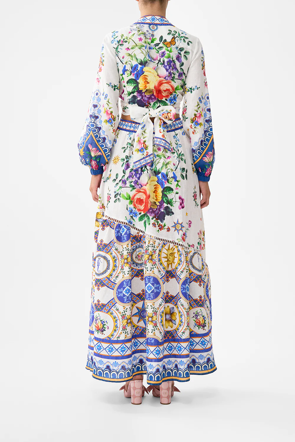 SKIRT WITH SHAPED SEAM TILES DARLS